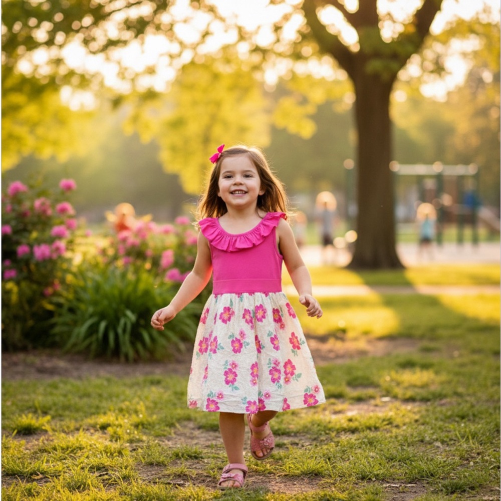 NWT Lilt Floral Dress for Girls, Size 5
